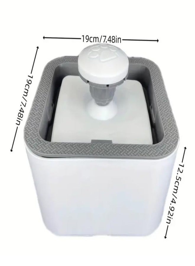 BohoBark Cat Water Fountain Dispenser, 2L, Ultra Quiet Cat Drinking Fountain with Filter, Automatic Pet Water Fountain, Cat Fountain for Cats and Small Dogs - Image 2